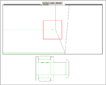 The Gap Detector Tool works on the Die Layer of AlphaCorr SteelRules display, packaging and steel rule die design software on Mac or Windows.