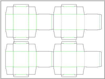 Add lines to the design as Jiggernaut fixture boundaries in SteelRules display, packaging and steel rule die design software on Mac and Windows.